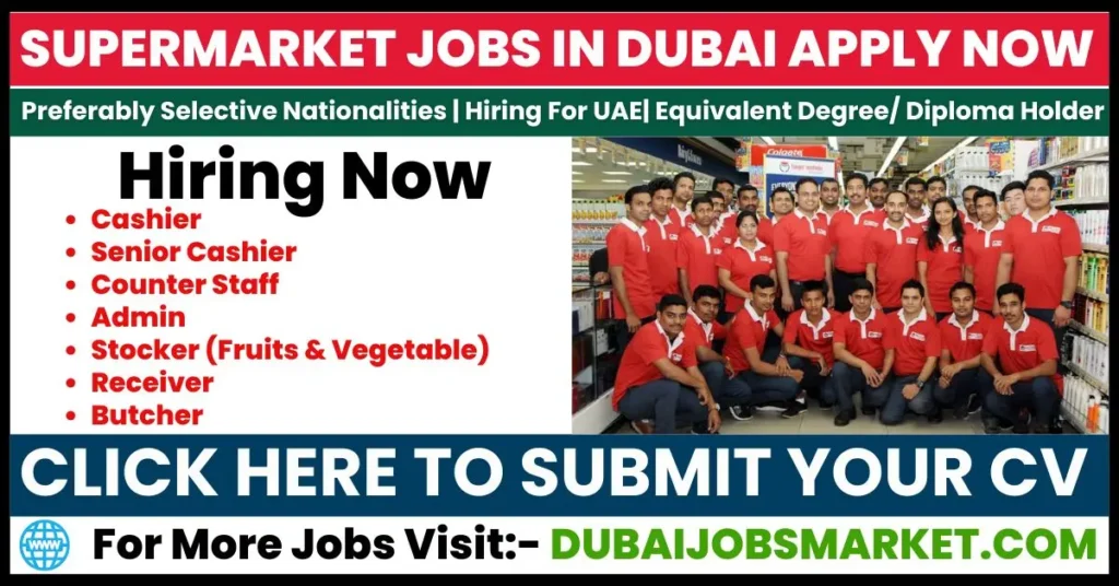 Supermarket Jobs In Dubai