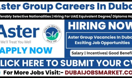 Aster DM Healthcare Jobs Vacancies In UAE