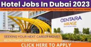 Centara Hotel Job Vacancies In Dubai