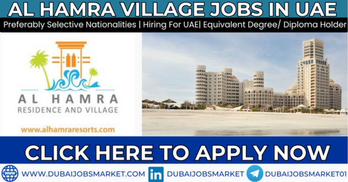 Al Hamra Hotel Jobs in UAE Elevate Your Career