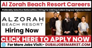 Al Zorah Beach Resort Careers