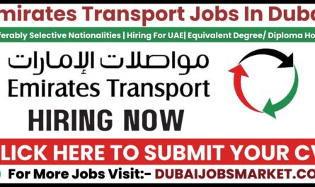 Emirates Transport Careers In Dubai