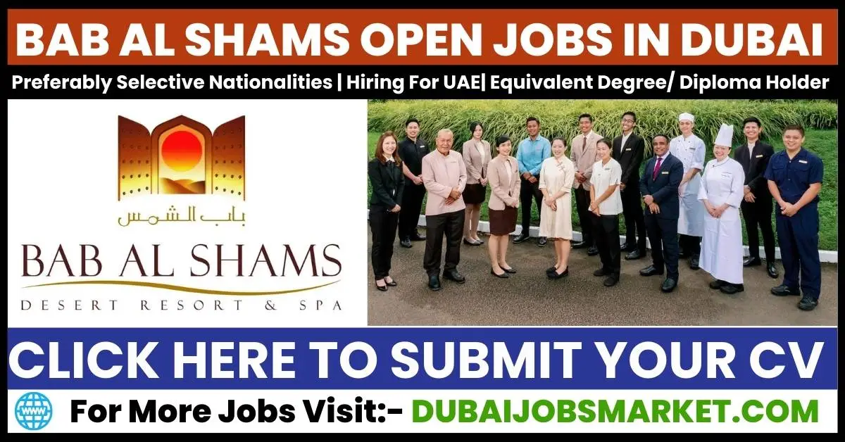 Bab Al Shams Dubai Careers 2024: A Pathway to Professional Growth