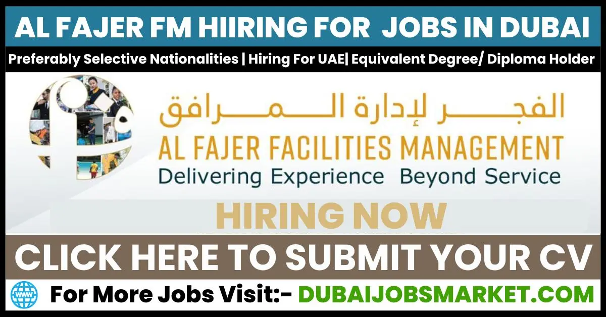 Al Fajer FM Careers In Dubai