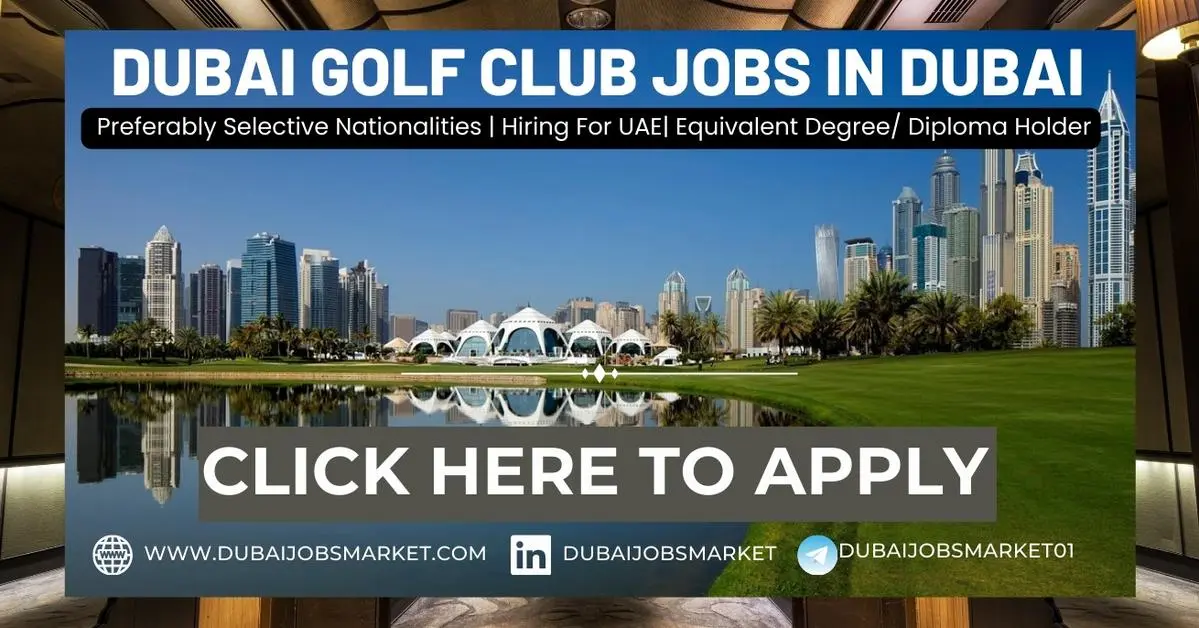 Dubai Jobs Dubai Golf Is Hiring