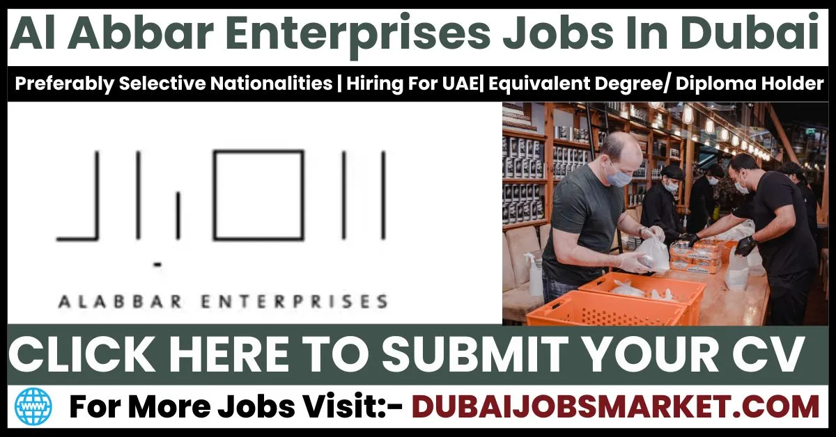 Alabbar Enterprises Career Opportunities In UAE
