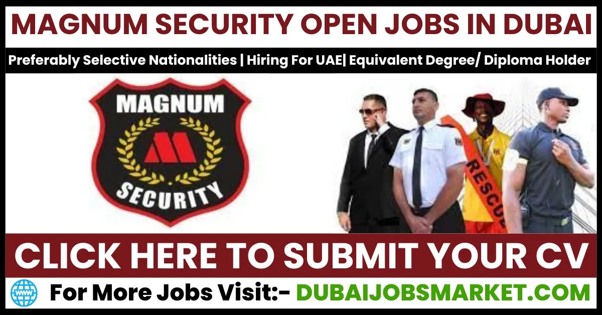 Dubai Security Guard Vacancies 2024