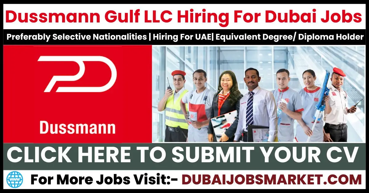 Discover Exciting Jobs In Dubai at Dussmann Gulf