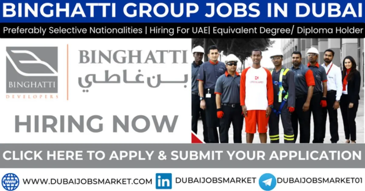 Binghatti Group Open Jobs In Dubai