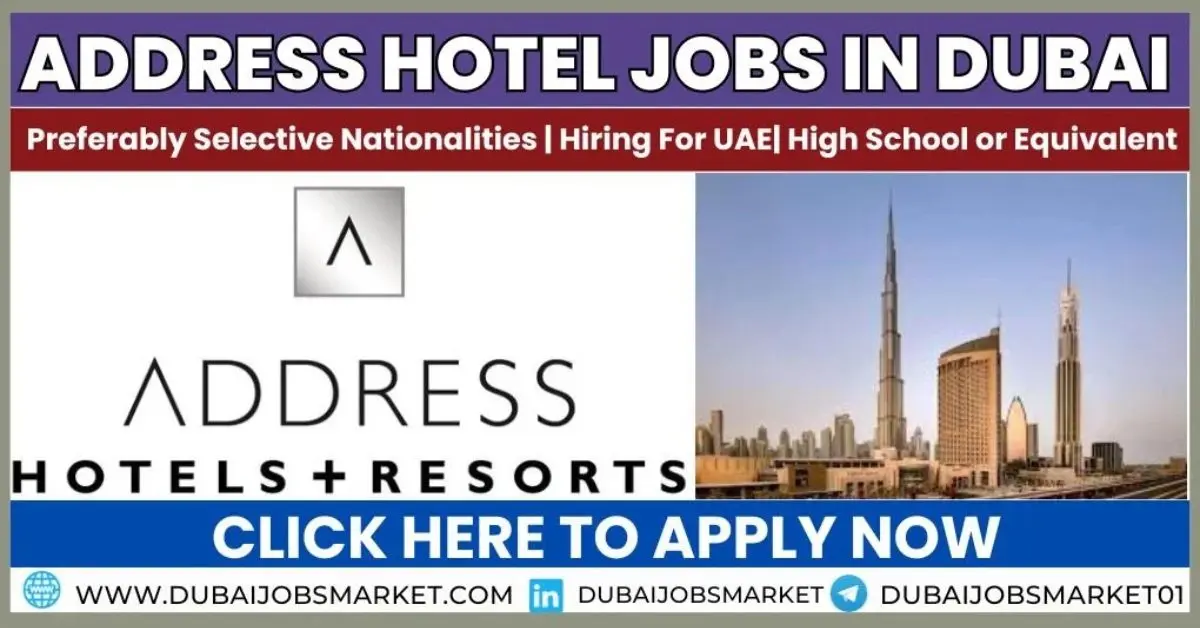 Address Hotels & Resorts Latest Careers