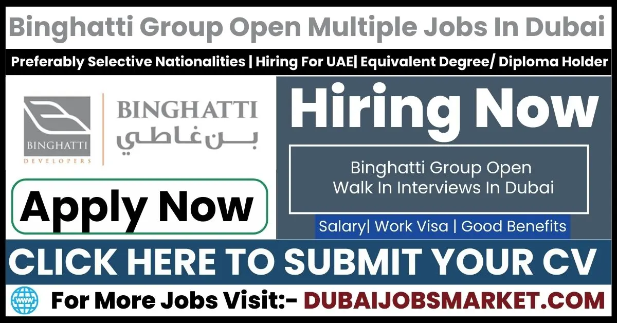 Apply Now For Dubai Jobs at Binghatti Group