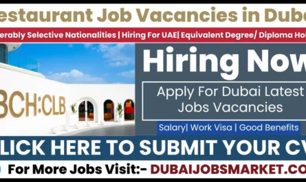 Restaurant Jobs In Dubai