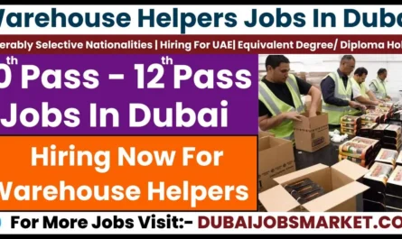 Warehouse Helpers Jobs In Dubai