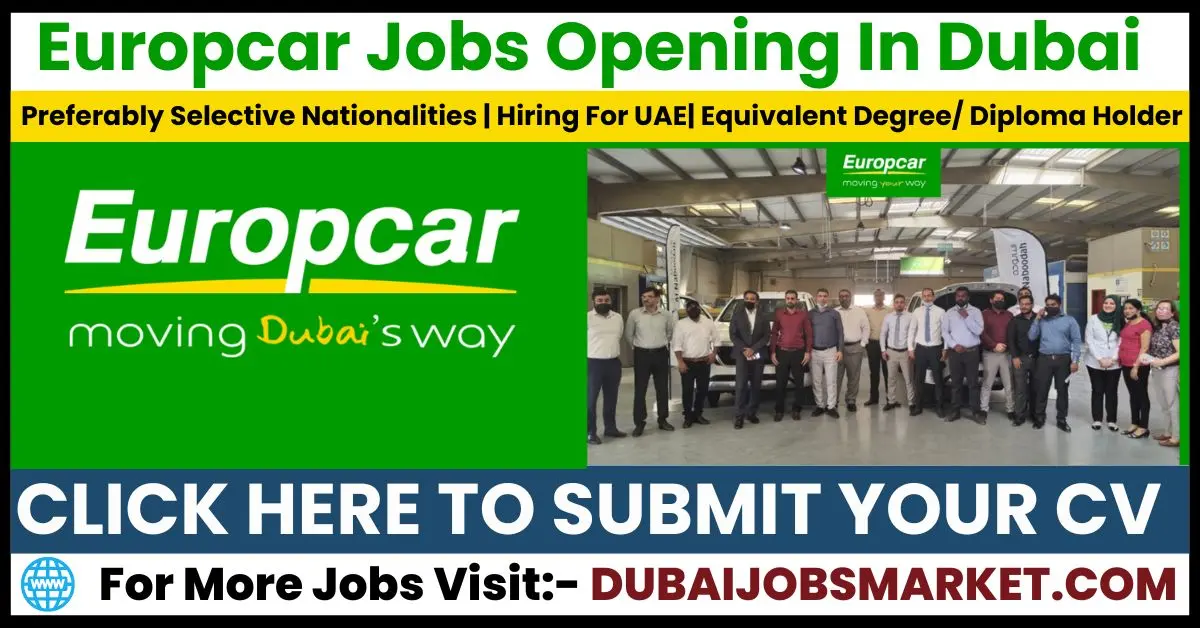 Europcar Jobs in Dubai: Lucrative Career Opportunities Await