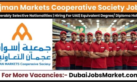 Ajman Markets Cooperative Society Jobs