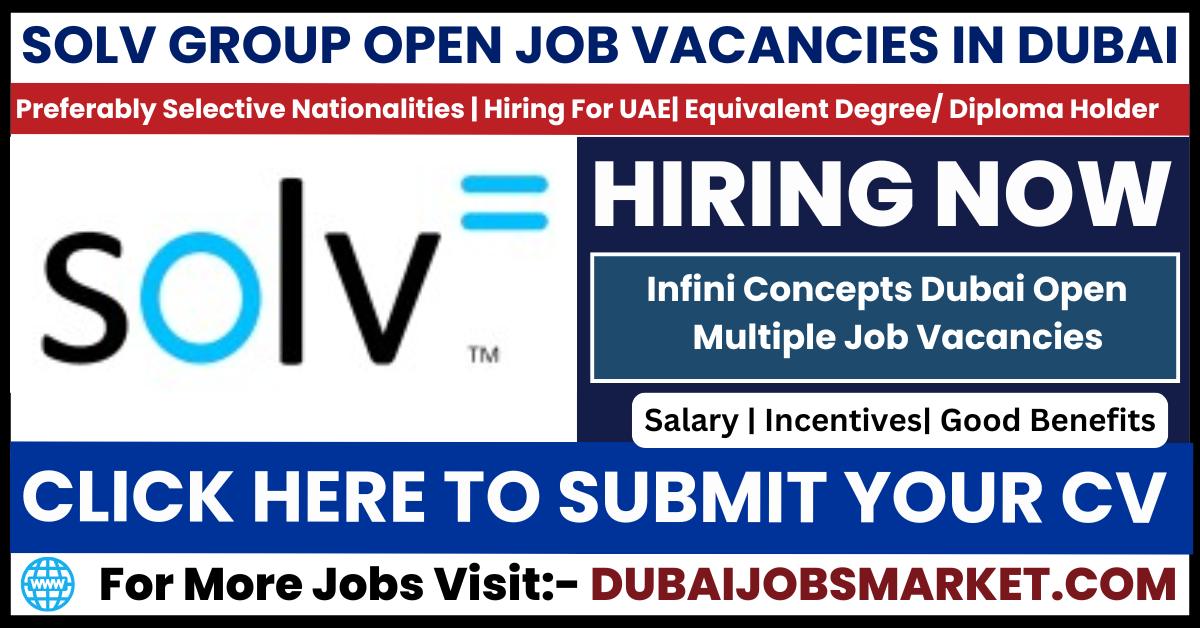 Solv Group Jobs in Dubai | Build Your Career Today