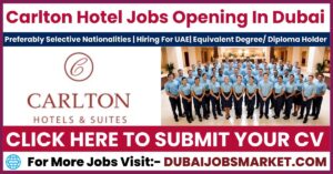 Carlton Hotel Jobs in Dubai