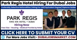 Park Regis Hotel Dubai Careers