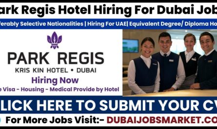 Park Regis Hotel Dubai Careers