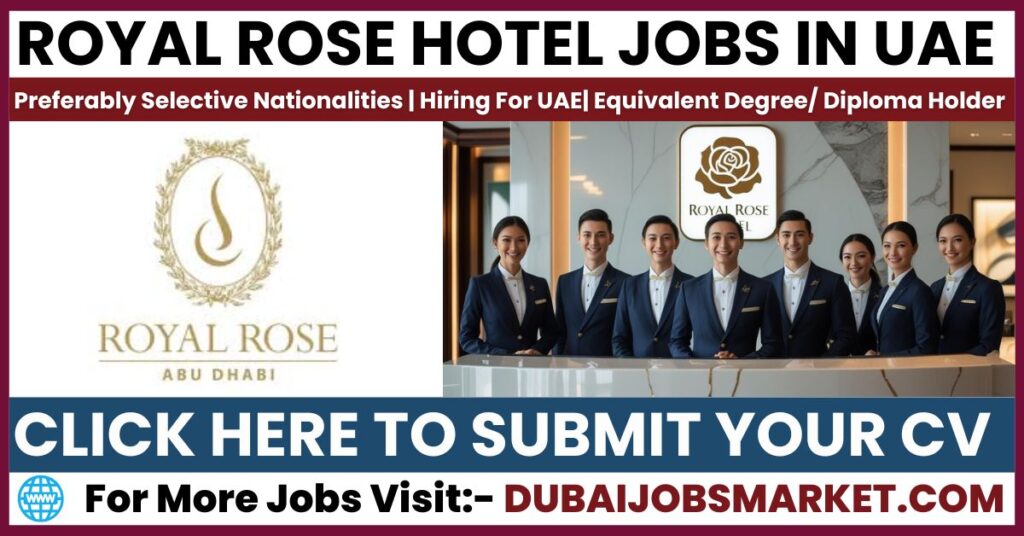 Hotel Jobs In UAE