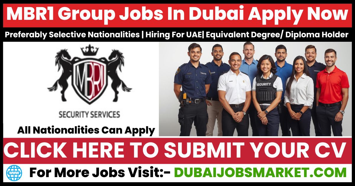 MBR1 Group Careers in Dubai | MBR1 Group Exciting Job Opportunities 2025