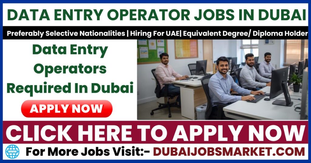 Data Entry Jobs In Dubai