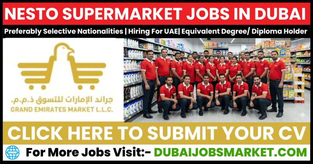 Grand Emirates Supermarket Jobs in UAE