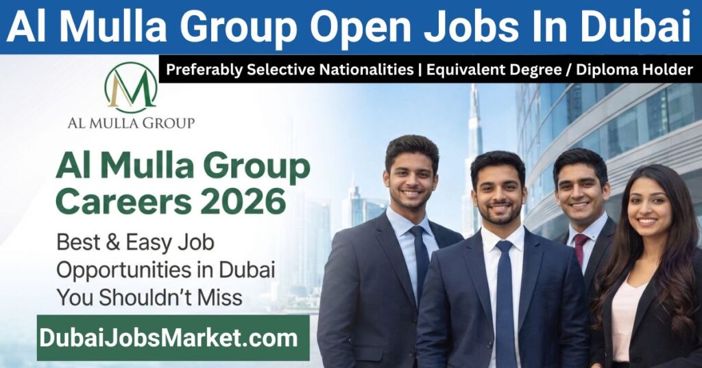 Al Mulla Group Careers In Dubai